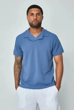 Polo uni à manches courtes