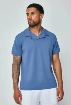 Polo uni à manches courtes
