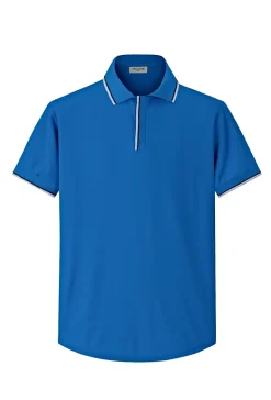 Polo uni à manches courtes