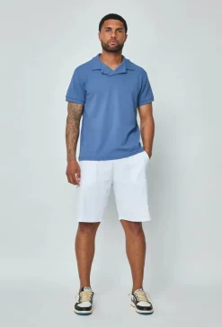 Polo uni à manches courtes