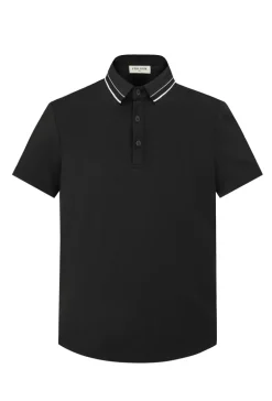 Polo uni à manches courtes