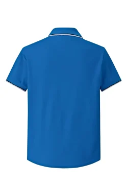 Polo uni à manches courtes