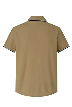 Polo uni à manches courtes
