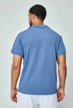 Polo uni à manches courtes