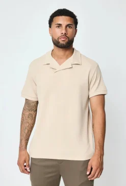 Polo uni à manches courtes