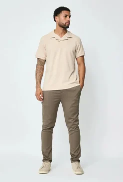 Polo uni à manches courtes