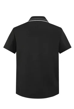 Polo uni à manches courtes