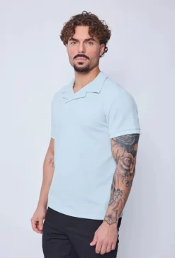 Polo uni à manches courtes