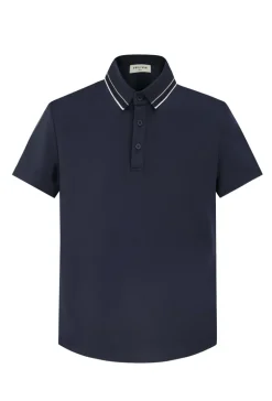 Polo uni à manches courtes