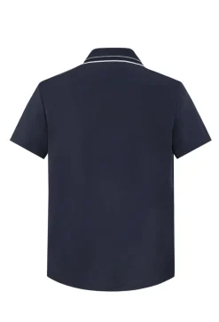 Polo uni à manches courtes