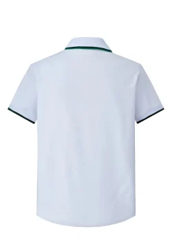 Polo uni à manches courtes