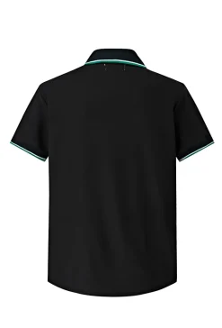 Polo uni à manches courtes