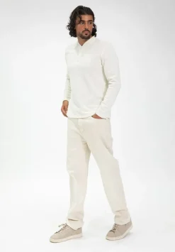 Polo uni manche longue
