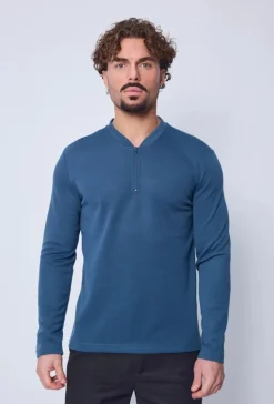 Polo uni manche longue
