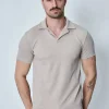 Polo uni manches courtes