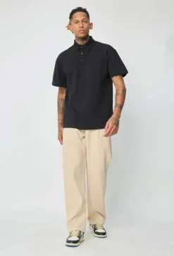 Polo uni manches courtes