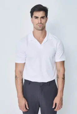 Polo uni manches courtes