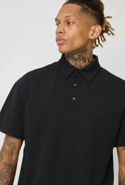 Polo uni manches courtes