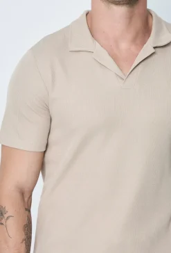 Polo uni manches courtes
