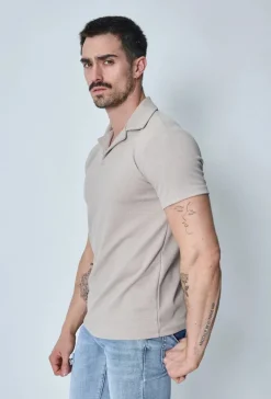Polo uni manches courtes