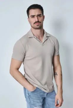 Polo uni manches courtes