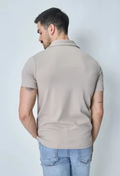 Polo uni manches courtes