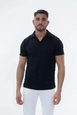 Polo uni manches courtes