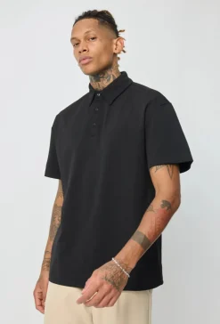 Polo uni manches courtes