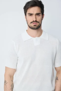 Polo uni manches courtes