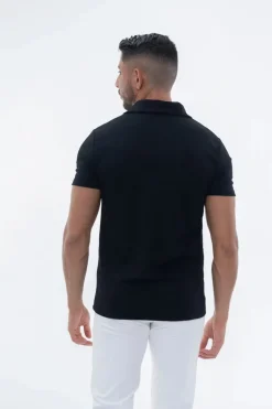 Polo uni manches courtes