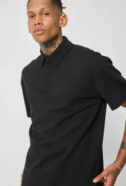 Polo uni manches courtes