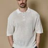 Polo uni manches courtes en mailles