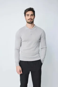 Pull à col chemise