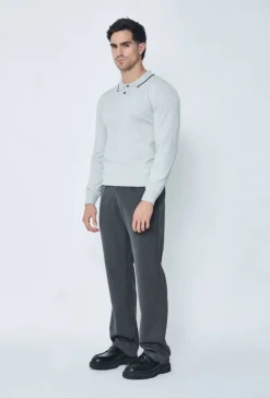 Pull à col chemise