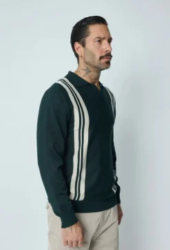 Pull à col chemise