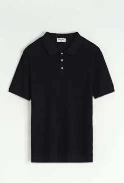Pull à col chemise avec boutons