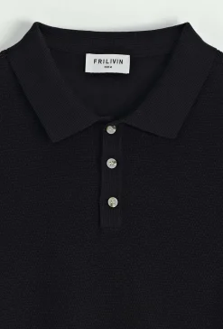 Pull à col chemise avec boutons