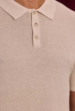 Pull à col chemise avec boutons
