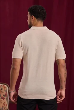 Pull à col chemise avec boutons