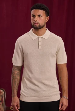 Pull à col chemise avec boutons