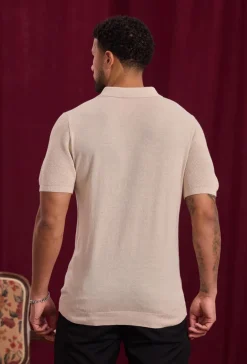 Pull à col chemise avec boutons