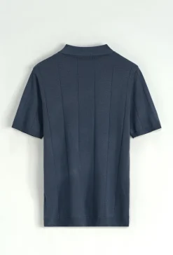 Pull à col chemise ouvert en v