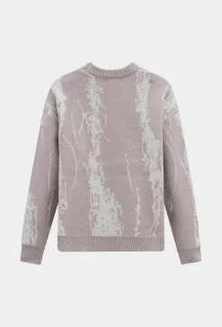 Pull à motif griffonnage