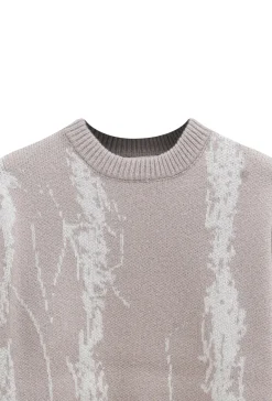 Pull à motif griffonnage