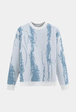 Pull à motif griffonnage