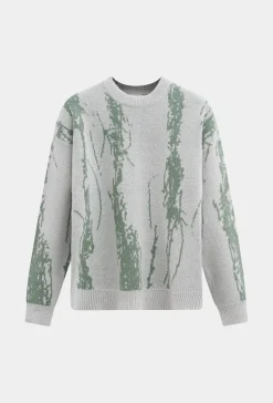 Pull à motif griffonnage