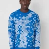 Pull à motif mosaique