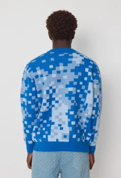 Pull à motif mosaique