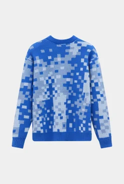 Pull à motif mosaique