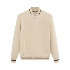 Pull bi couleur avec femeture éclaire
